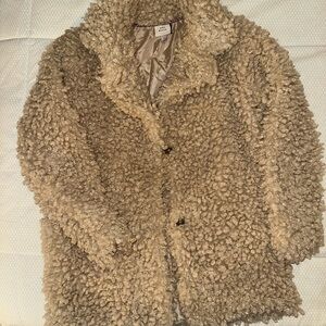 Brown Faux Fur Coat